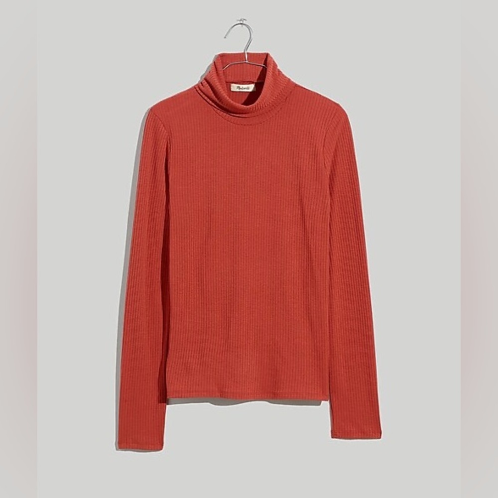 Madewell Ribbed Turtleneck Top - Picture 1 of 4